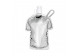 Gourde pliable en forme de T Shirt