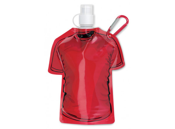 Gourde pliable en forme de T Shirt