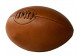 Ballon de rugby en cuir synthétique