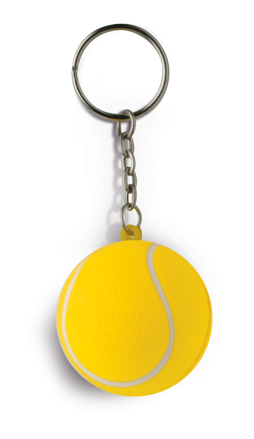 Porte-Clés Raquette De Tennis – Lot De 2, PVC Durable, Design Mini Raquette Et Balle – Cadeau Idéal Pour Fans