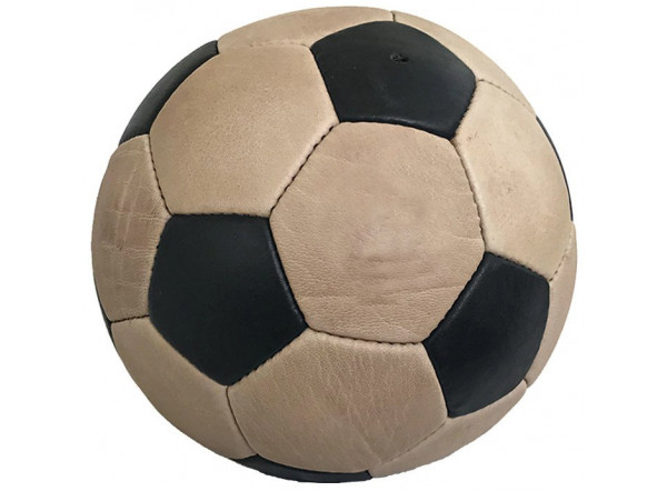 Ballon de foot publicitaire en cuir synthétique, un classique !