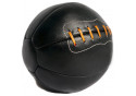Ballon de foot cuir noir personnalisé