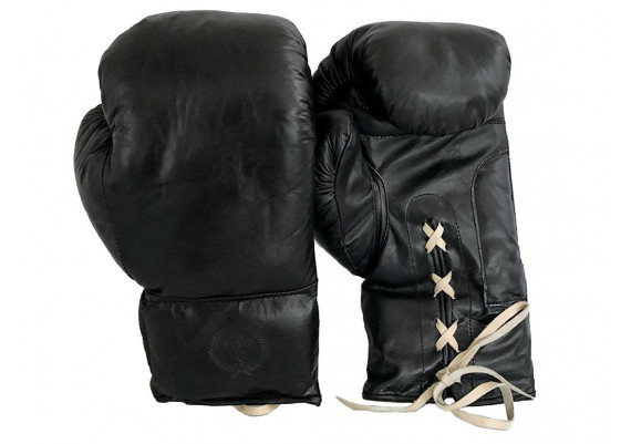 Gants de boxe cuir noir