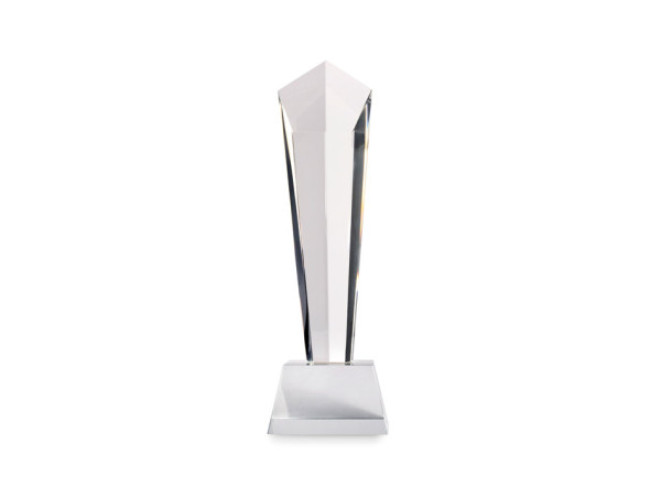 Trophée personnalisé en cristal