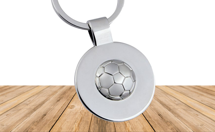 PORTE CLES BALLON FOOT - Happy Gift, objets publicitaires