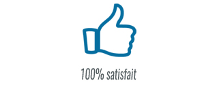 100% satisfait